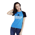 Siberian Super Team CLASSIC T-shirt for women (color: blue, size: S) 107008